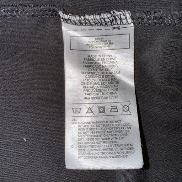 Adidas X Her Black and White Floral Tee Dress Size Medium - Picture 10 of 10